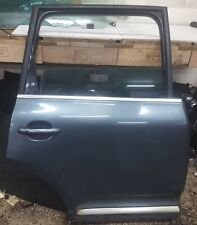 Volkswagen Touareg 2002-2007 Drivers OSR Rear Door Ld7u Grey Blue